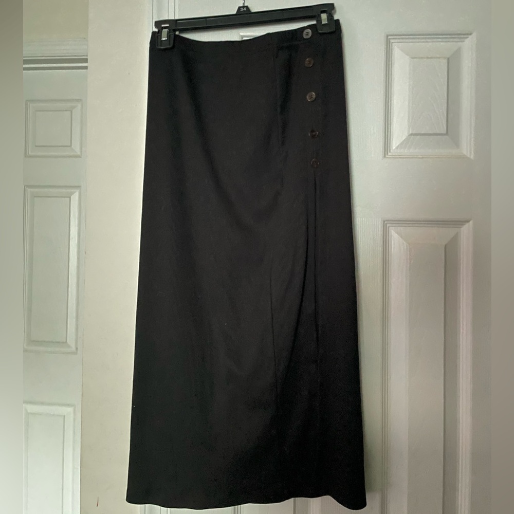 black cider midi skirt